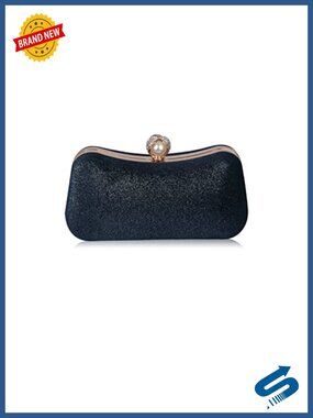 Velvet Evening Clutch Bag Sparkly Sequins Handbag Shoulder Bag